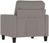 vidaXL Sessel Taupe 60 cm Stoff 359154 Bild 5