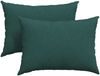 vidaXL Sofakissen 2 pcs Dunkelgrün 70 x 50 cm Stoff 42013744 Bild 2