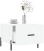 vidaXL Couchtische 2 Stk. Weiß 50x50x40 cm Holzwerkstoff 829413 Bild 4