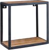 Wohnling Wandregal PURI 35 x 18 x 35 cm Sheesham Massivholz Bild 2