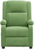 vidaXL Elektrischer Massagesessel Hellgrün Samt 3098407 Bild 4