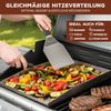 Plancha-Set aus Edelstahl, ca. 30 x 4 x 40 cm (B/H/T) Bild 5