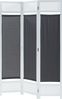Raumteiler Dorotea 3-teilig 120x170 cm Weiß/Dunkelgrau [en. casa] Bild 2