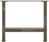 vidaXL Couchtischbeine Naturstahl 2 Stk. 50x(42-43) cm Stahl 4013283 Bild 5
