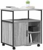 vidaXL Schrank mit Ladestation Mit Rad Graues Sonoma 61 x 46 x 67 cm 859833 Bild 3