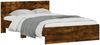 vidaXL Bettgestell mit Kopfteil Räuchereiche 120x190 cm 3207515 Bild 3