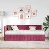 vidaXL Eckbettgestell mit Matratze mit Kopfteil 2 pcs Grün Samt 3393922 Bild 3