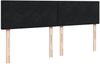 vidaXL Boxspringbett mit Matratze Schwarz 200x200 cm Samt 3287826 Bild 5