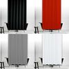 Ekershop Duschvorhang Textil Uni Farben Weiß Schwarz Rot Grau Breite 240 cm für Duschstange Breite 240 cm (inkl. Ringe), Höhe 200 cm, wasserabweisend, waschbar, bügelbar Bild 3