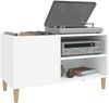 vidaXL Plattenschrank Weiß 84,5x38x48 cm Holzwerkstoff 831941 Bild 4