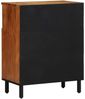 vidaXL Sideboard mit Regal Braun 60 x 33,5 x 75 cm Massivholz Mango 4017781 Bild 5