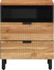 vidaXL Bettschrank Braun 50 x 33 x 62 cm Massivholz Akazie 4017766 Bild 4