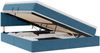 vidaXL Aufbewahrungsbett mit Matratze Dunkelblau 180 x 200 cm Samt 3370897 Bild 2