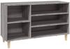 vidaXL Schuhregal Grau Sonoma 102x36x60 cm Holzwerkstoff 819746 Bild 2