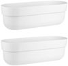 Engelland Blumenkasten mit Wasserspeicher/Drainagesystem und Abstandshalter (Vorteils-Set, 2 St), Blumentopf, 50 cm, PP-Kunststoff, Balkonkasten, länglich, formstabil Bild 2