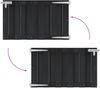 vidaXL Gartentor 100 x 60 cm WPC und Aluminium Schwarz 42039041 Bild 5