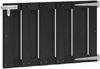 vidaXL Gartentor 100 x 60 cm WPC und Aluminium Schwarz 42039041 Bild 2