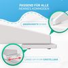 FLIPLINE Wickelaufsatz Hemnes HappyBaby weiß [85 x 75 x 13 cm] für IKEA Hemnes Kommode - INKL. 2-Stufen-Sicherheit an Wand und Kommode - Wickeltischaufsatz 100% sicher Bild 3