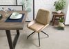 Stuhl Echtleder 49x56x83 beige IRON LABEL #609 Bild 2