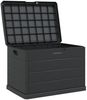 vidaXL Gartenlagerbox Anthrazit 77,5 x 54,5 x 53 cm Kunststoff 42006489 Bild 5
