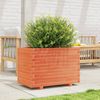 vidaXL Pflanzkübel Wachsbraun 70x40x49,5 cm Massivholz Kiefer 847370 Bild 3