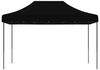 vidaXL Pop-Up Partyzelt, faltbar, Stahl / PE, Schwarz, ohne Seitenteile, 315 x 410 x 279 cm Bild 3