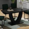 Esstisch Fenaro Schwarz 120 x 80 cm ausziehbar Vicco Bild 5