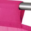 Transparente Bistrogardine Raffoptik mit Stangendurchzug in Voile, schlicht und modern in vielen verschiedenen Farben erhältlich (100 x 110 cm / pink - fuchsia) Bild 2