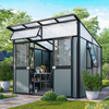 Vitavia Gerätehaus "Kosmos", schwarz / salbei grün, 7,8 m² Bild 3