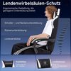 GTPLAYER Gaming-Stuhl Stoff Gaming Chair Ergonomisch Bürostuh PC Stuhl, 150kg Belastbarkeit, Schreibtischstuh mit Federsitzkissen und Fußstütze Bild 2