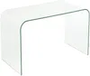 Vente-unique - KARDEMO Büromöbel Glas Transparent - B 60 cm x H 75 cm x L 120 cm Bild 4