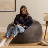 Icon Kingston Sitzsack Cord, Dunkelgrau, 2er Pack, Sitzsack Erwachsene mit Füllung, Bean Bag, Cord Sessel, Lounge Sessel, Lounge Stuhl, Schlafzimmer, Wohnzimmer, Wohnzimmer Möbel Bild 2