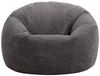 Icon Kingston Sitzsack Cord, Dunkelgrau, 2er Pack, Sitzsack Erwachsene mit Füllung, Bean Bag, Cord Sessel, Lounge Sessel, Lounge Stuhl, Schlafzimmer, Wohnzimmer, Wohnzimmer Möbel Bild 4