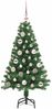 vidaXL Künstlicher Weihnachtsbaum mit 150 LEDs mit Ständer Grün 120 cm 3396893 Bild 3