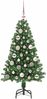 vidaXL Künstlicher Weihnachtsbaum mit 150 LEDs mit Ständer Grün 120 cm 3396893 Bild 2