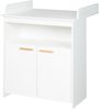 roba Wickelkommode 'Anton' mit Wickelansatz - 2 Türen - 1 Fach - Wickelhöhe 90 cm - Weiß Bild 2