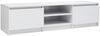 vidaXL TV-Schrank Hochglanz-Weiß 140x40x35,5 cm Holzwerkstoff 800654 Bild 2
