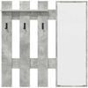 vidaXL Wandmontierter nachttisch Beton Grau 100 x 10 x 100 cm 874510 Bild 5
