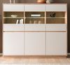 Furn Design 'Kiruma' Highboard, Melamin kaschmir/Eiche, 138 x 40 x 164 cm Bild 2