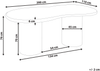 Gartentisch SIRMIONE 200 cm 110 cm Terrazzo Optik Terrazzo Weiß Bild 2