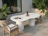 Gartentisch SIRMIONE 200 cm 110 cm Terrazzo Optik Terrazzo Weiß Bild 3