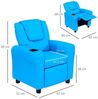 HOMCOM Sessel Kindersessel, Liegefunktion, Eingebauten Becherhalter, Blau (Set, 1-St, Kindersofa für 3-6 Jahre alt), 62B x 52T x 69H cm Bild 3