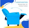 HOMCOM Sessel Kindersessel, Liegefunktion, Eingebauten Becherhalter, Blau (Set, 1-St, Kindersofa für 3-6 Jahre alt), 62B x 52T x 69H cm Bild 4