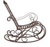 Schaukelstuhl Geraldton 92x59x90cm im Landhausstil Braun [en. casa] Bild 2