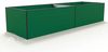 GFP Aluminium Hochbeet KINGSIZE DANIELA - 387 x 77 x 77 cm - Grün, Stecksystem, langlebig Bild 2