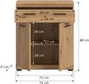Scout Standschrank in Artisan Eiche Nachbildung Bild 4