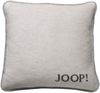 JOOP! Kissenhülle - MDF Melange Doubleface, Logo Ecru 50x50cm Bild 2