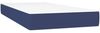 vidaXL Boxspringbett mit Matratze Blau 80x200 cm Stoff, Härtegrad: H2 [3126363] Bild 5