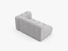 Micadoni Modulares Sofa Lupine 2-Sitzer Rechts Boucle Baloo Hellgrau Bild 3