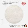 Teppich DOLCE, Creme, Ø 120 cm, Polypropylen, Uni, rund, Höhe: 12 mm Bild 2